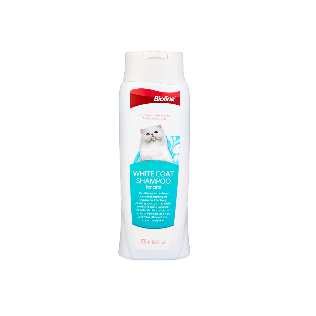 Bioline White Coat Cat shampoo 200ml