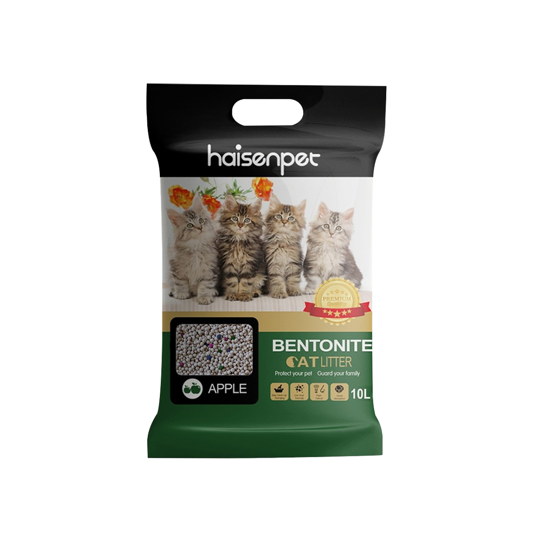 Haisenpet Bentonite Cat Litter Apple 10L