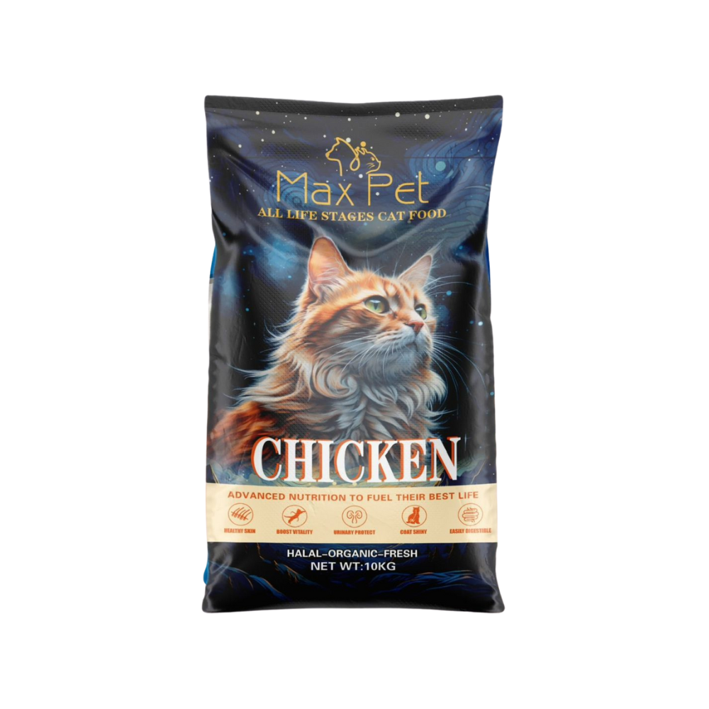 MaxPet Cat Food Chicken 10kg for All Life Stages