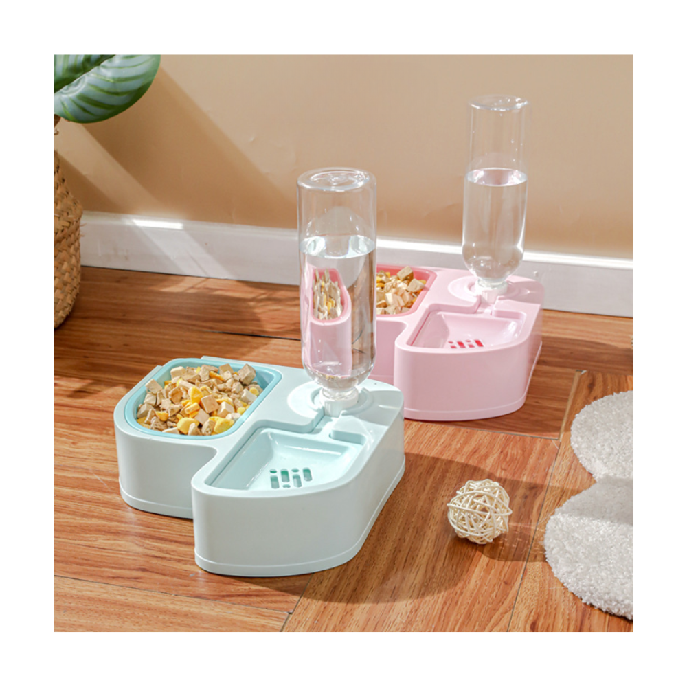 Dodo Multi-functional Pet Feeding Bowl with Water Bottle
