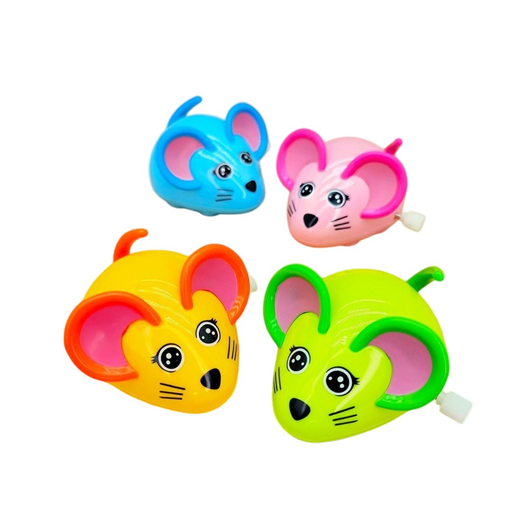 Cartoon Spring Mouse Wind Up Toy