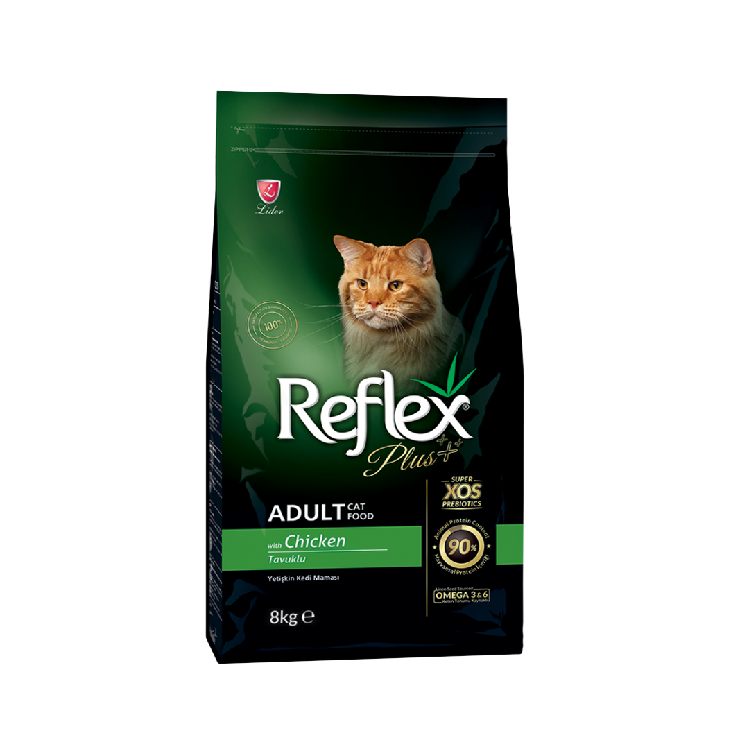 Reflex Plus Adult Cat Food Chicken 8kg
