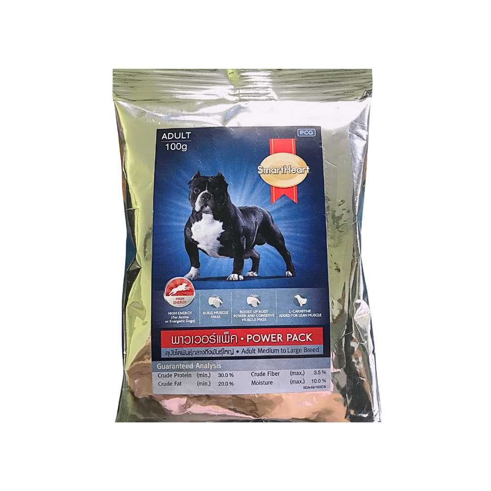 Smartheart Adult Dog Food Power Pack 100g (Trial Pack)