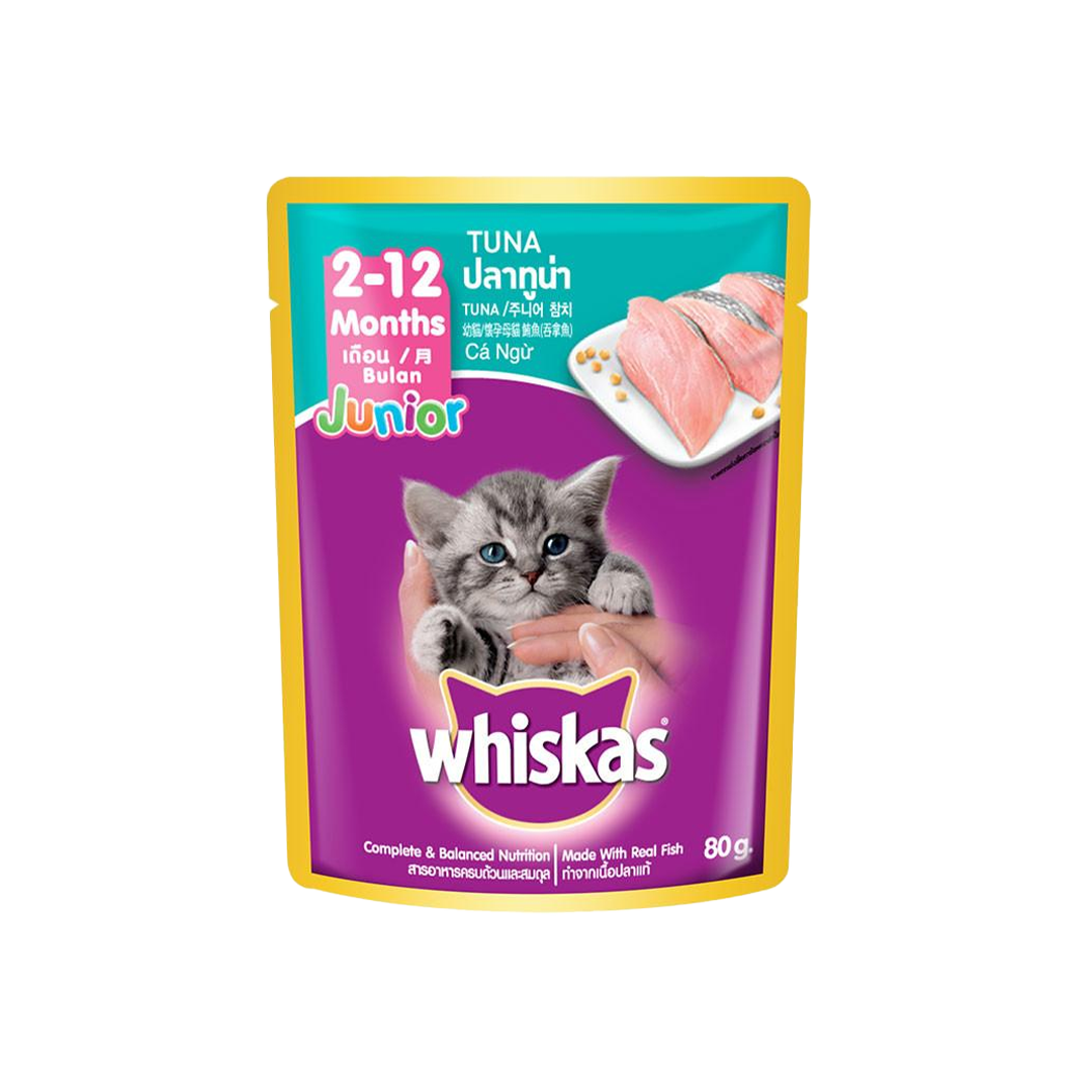 Whiskas Pouch Junior Tuna 80g