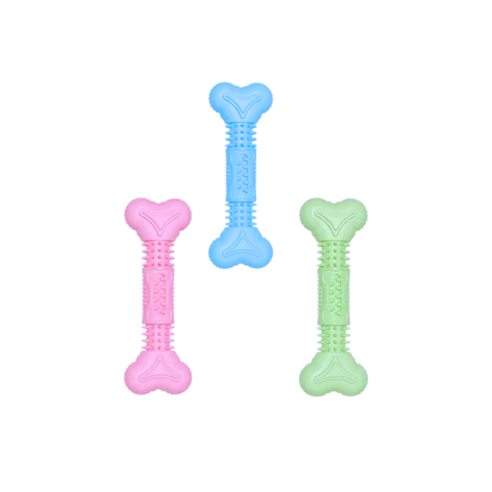 Soft Slim Bone Puppy Dog Chew Toy Biting Teething Sticks