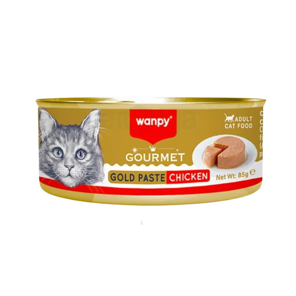 Wanpy Gourmet Gold Paste Can Adult Chicken 85g