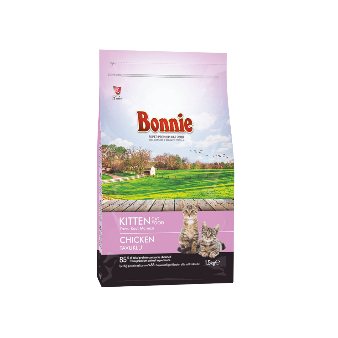 Bonnie Kitten Cat Food Chicken 1.5kg
