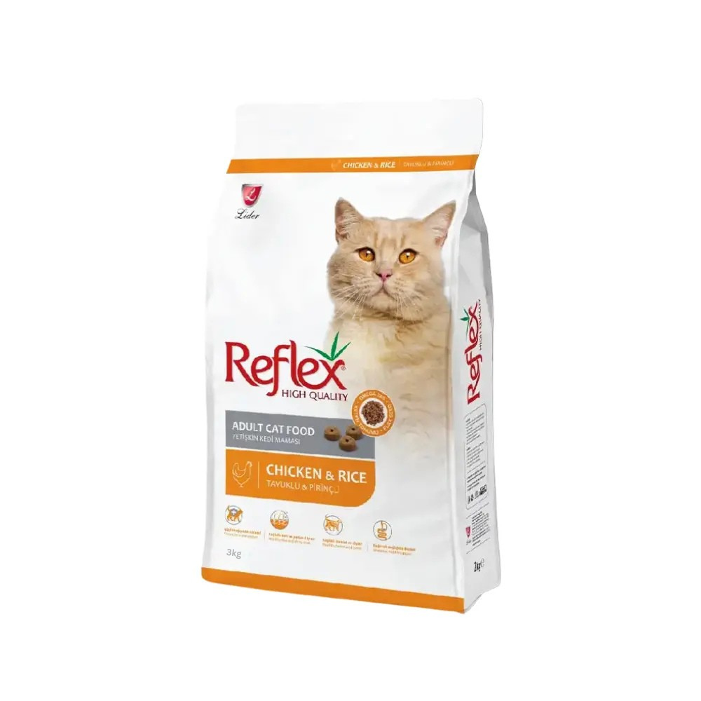 Reflex Adult Cat Food Chicken & Rice 3kg
