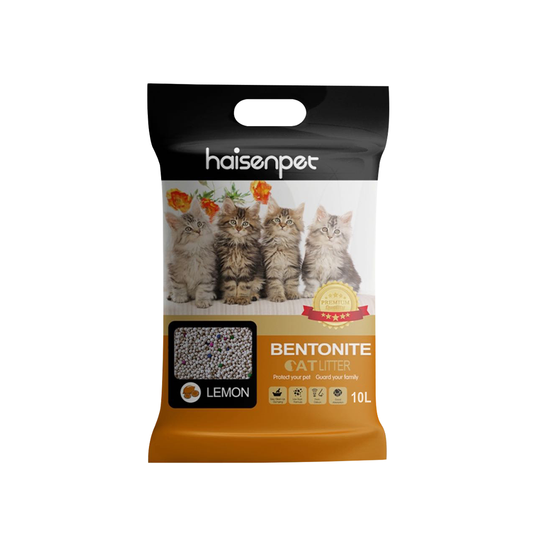 Haisenpet Bentonite Cat Litter Lemon 10L