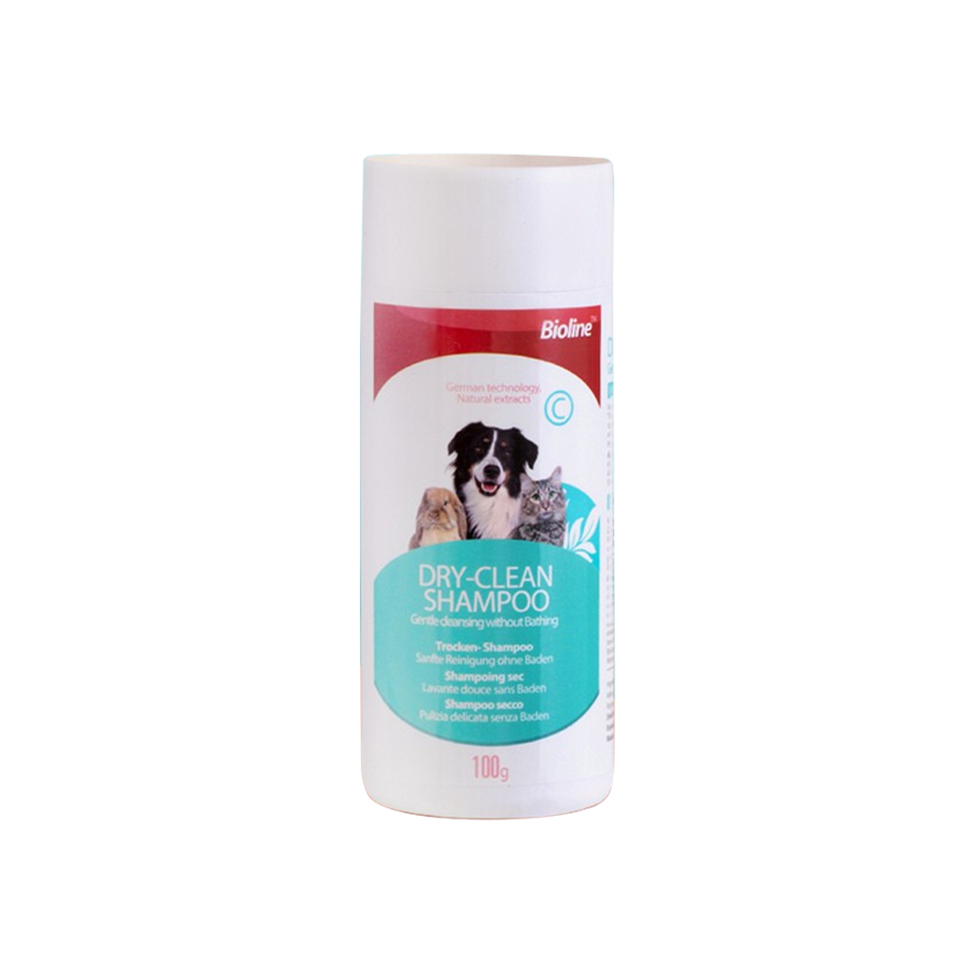 Bioline Dry Shampoo Powder for Cat and Dog 100g