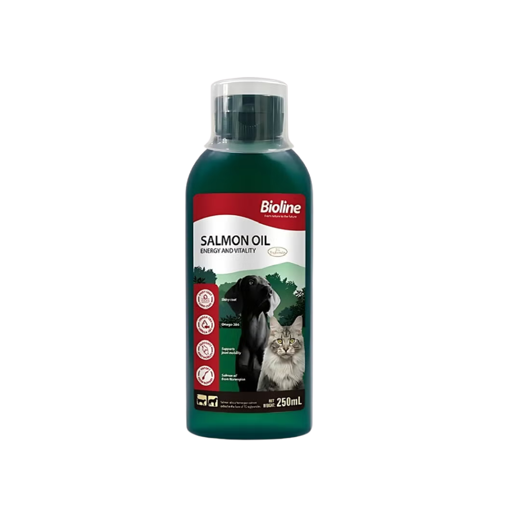 Bioline Norwegian Salmon Oil Energy & Vitality for Cats & Dogs 250ml