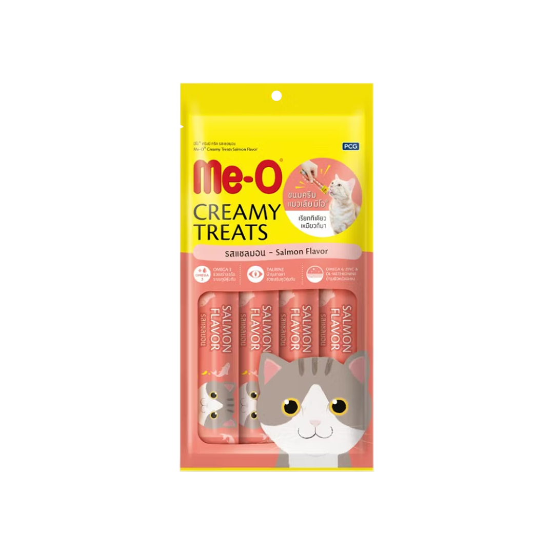 Me-O Creamy Treats Salmon Flavour 15g*4