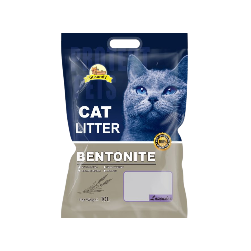 Gusandy Bentonite Cat Litter Lavender 10L