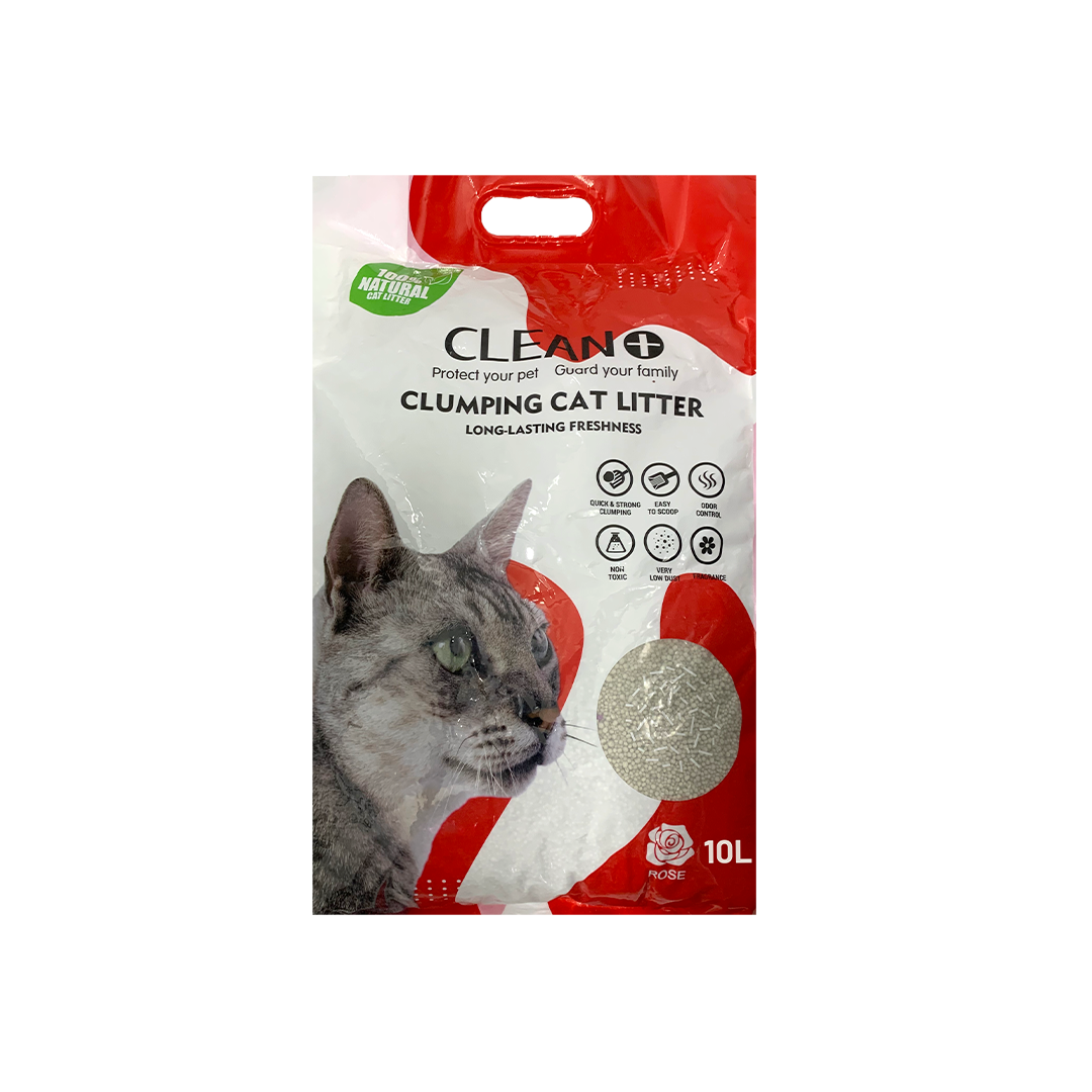 Clean Plus Clumping Cat Litter Rose 5L