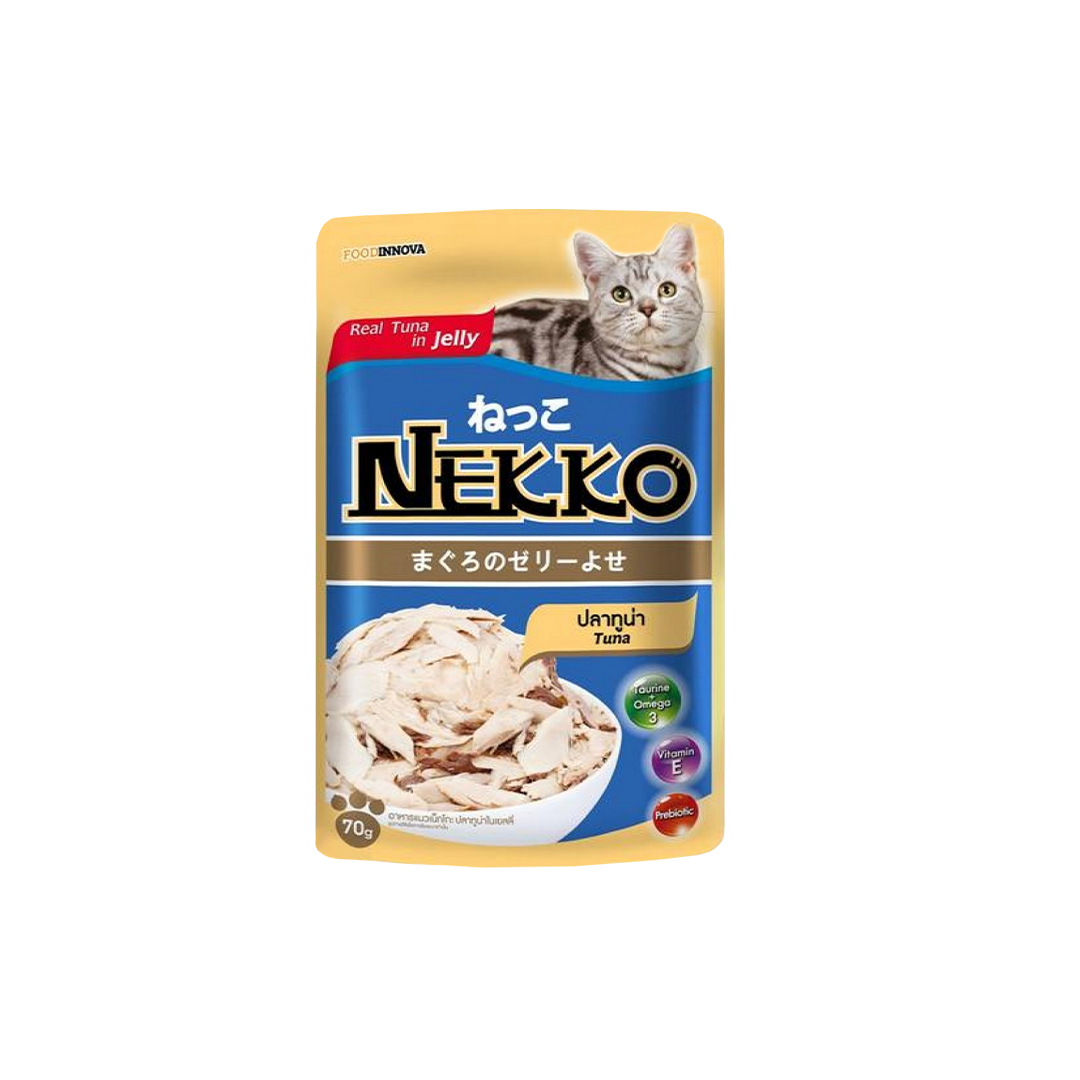 Nekko Pouch Real Tuna in Jelly 70g