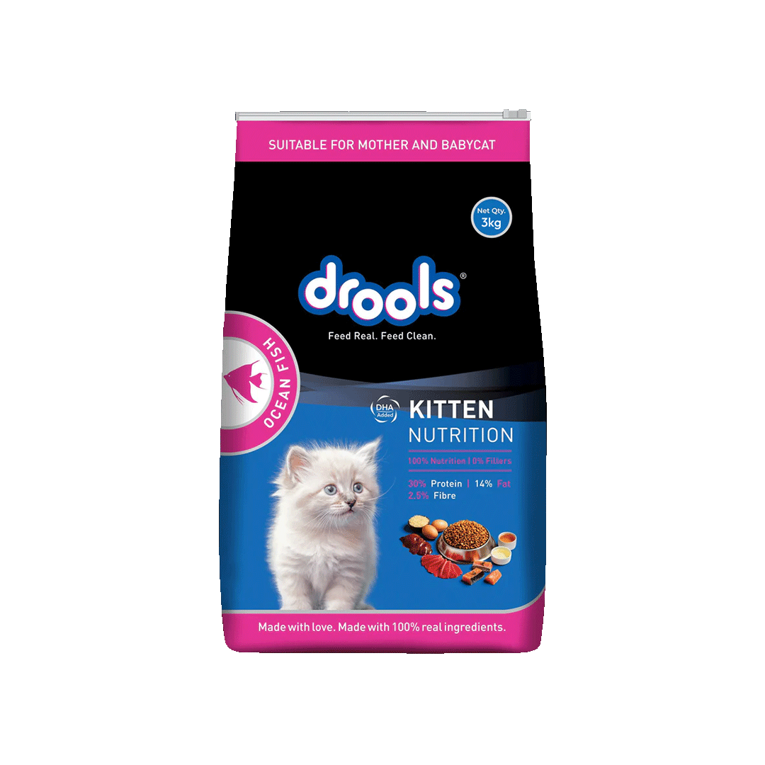Drools Kitten Cat Food Ocean Fish 3Kg