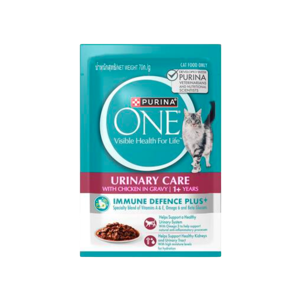 Purina One Pouch Urinary Care with Chicken in Gravy 70gm
