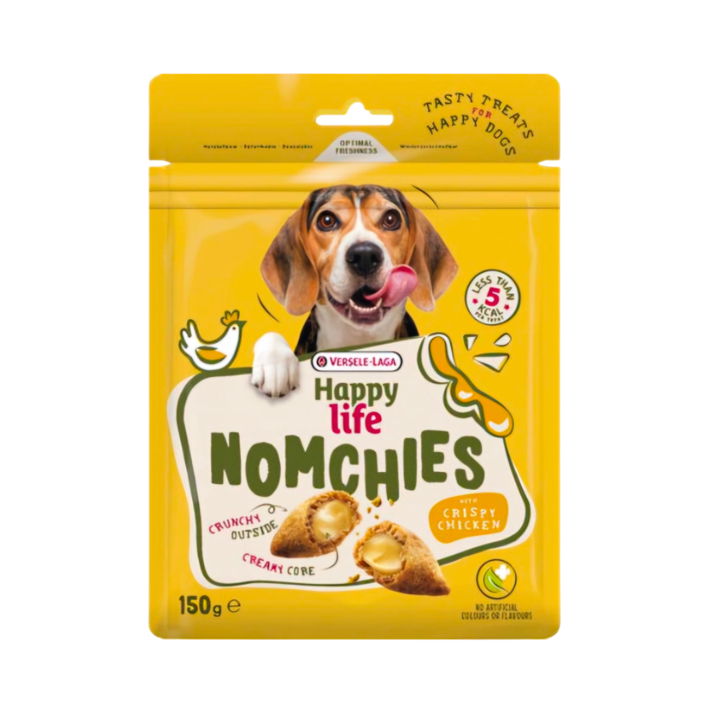 Versele-Laga Happy Life Nomchies Crispy Chicken Dog Dry Treat 150gm
