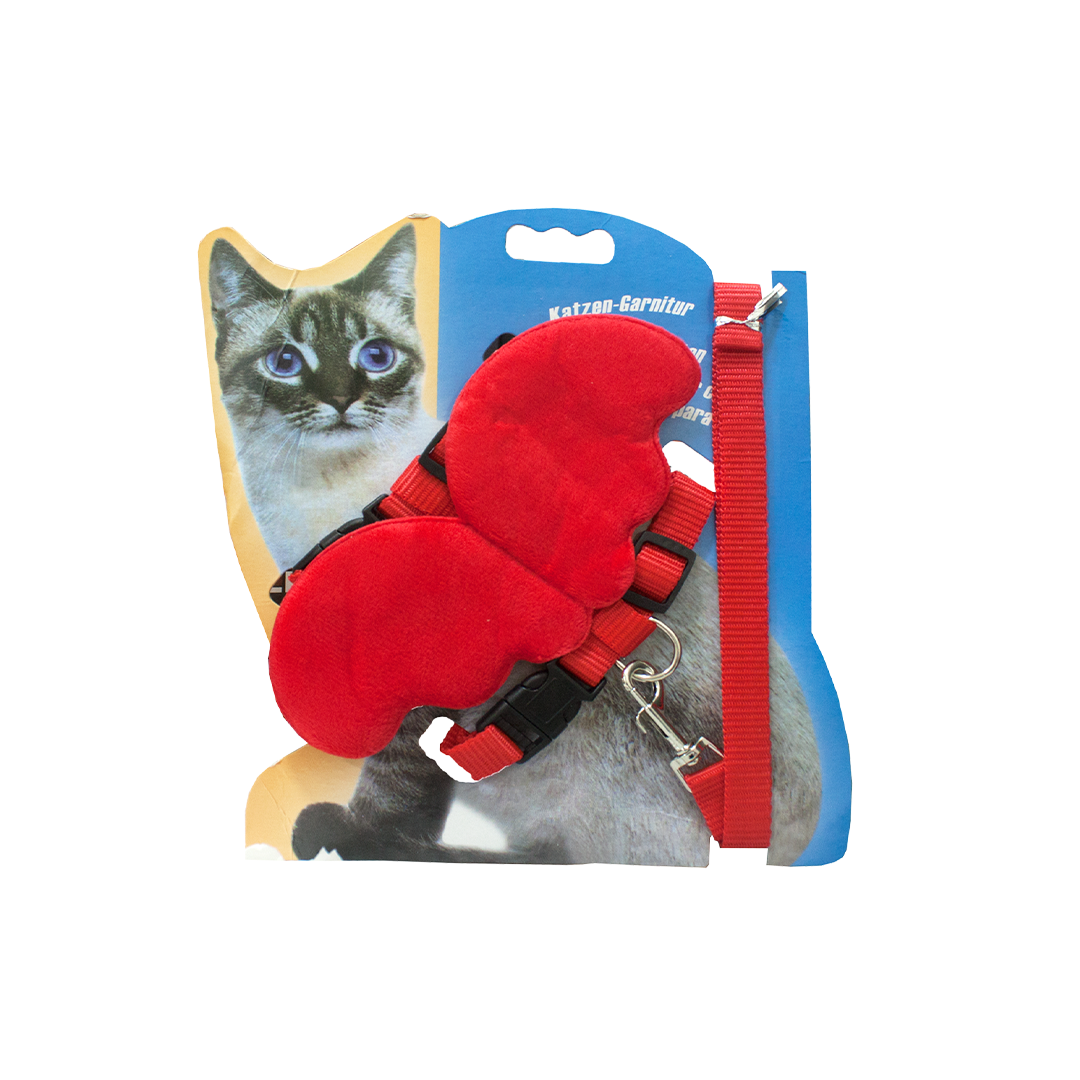 Wing Style Pet Harness and Leash Set for Dogs and Cats