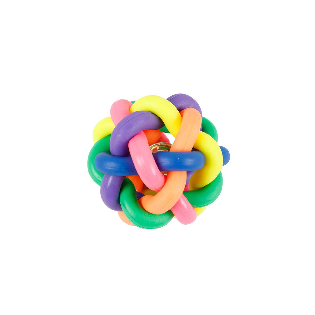 Interactive Pet Toy Rubber Chewing Sound Ball for Cats & Dogs