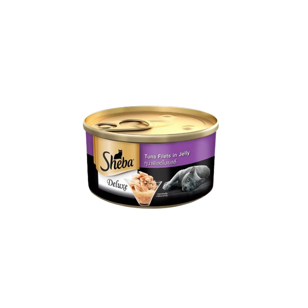 Sheba Deluxe Can Tuna in Jelly 85g