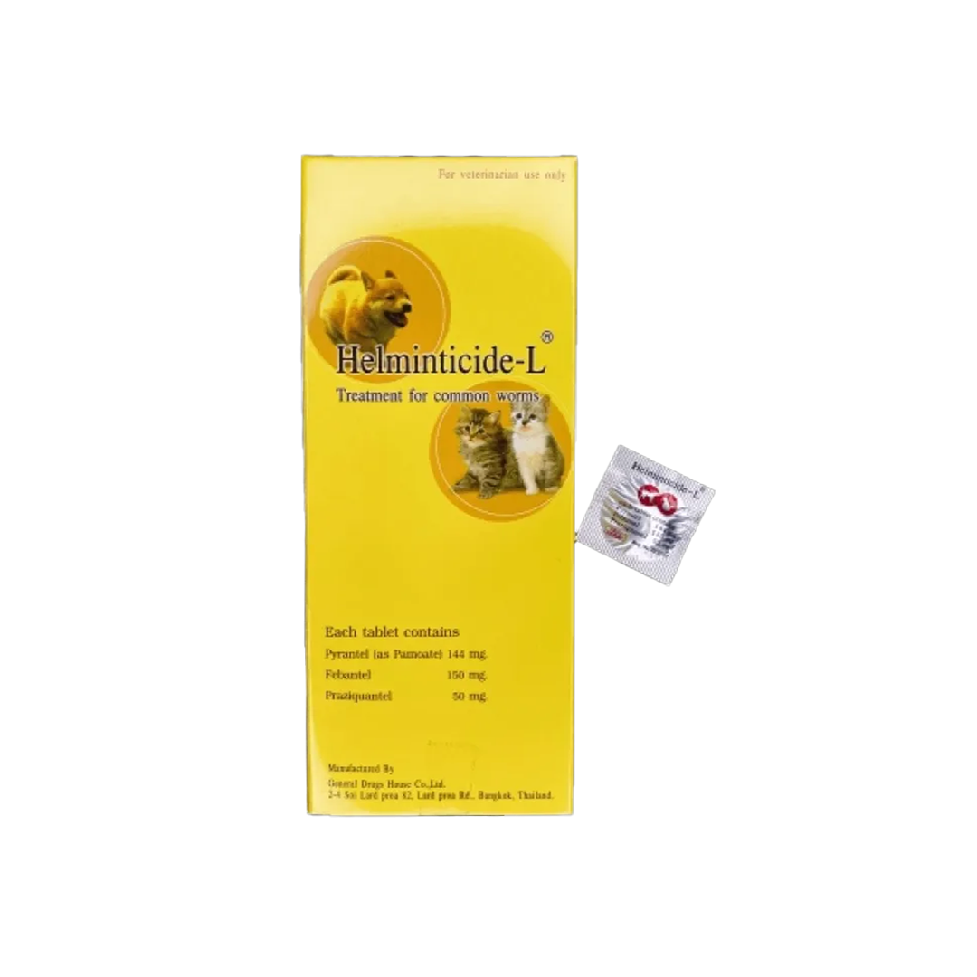 Helminticide-L – Deworming Tablet for Dogs & Cats