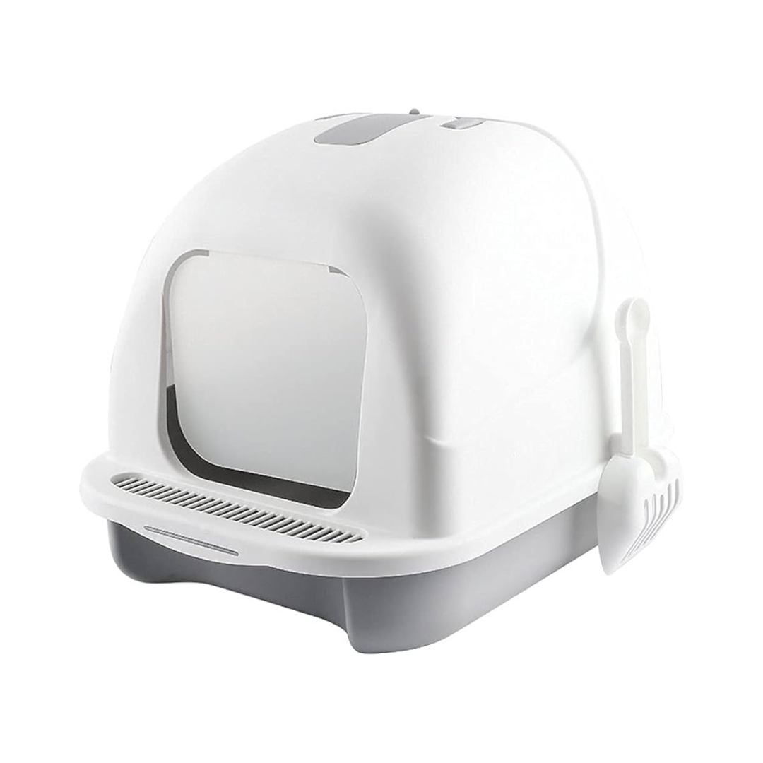 Fully Enclosed Large Splash Proof and Odor Resistant Litter Box