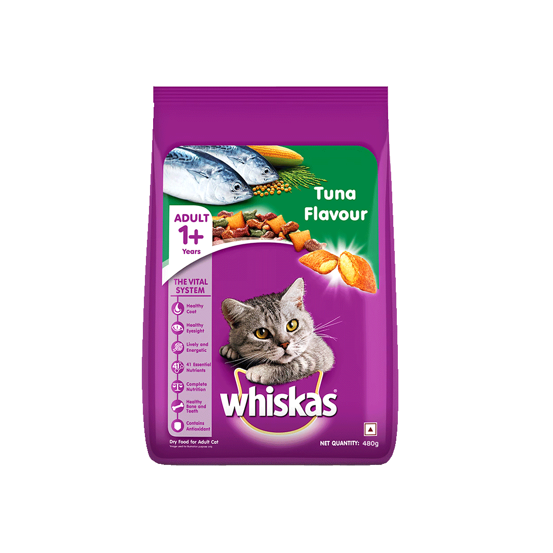 Whiskas Adult Cat Food Tuna 480g