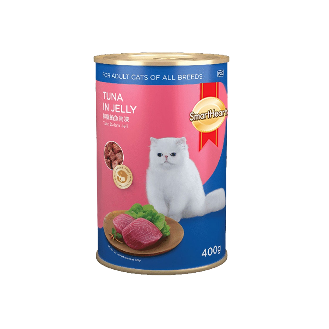 SmartHeart Adult Cat Canned Food Tuna in Jelly 400g