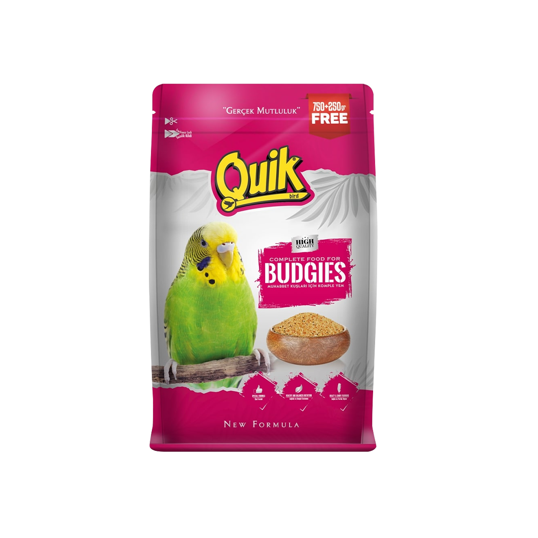 Quik Bird Food Budgie Mix Pack 1kg