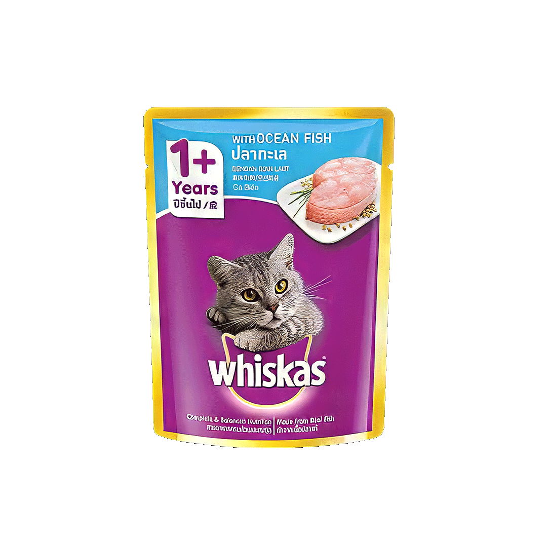 Whiskas Pouch Fresh Fish Ocean Fish 80g