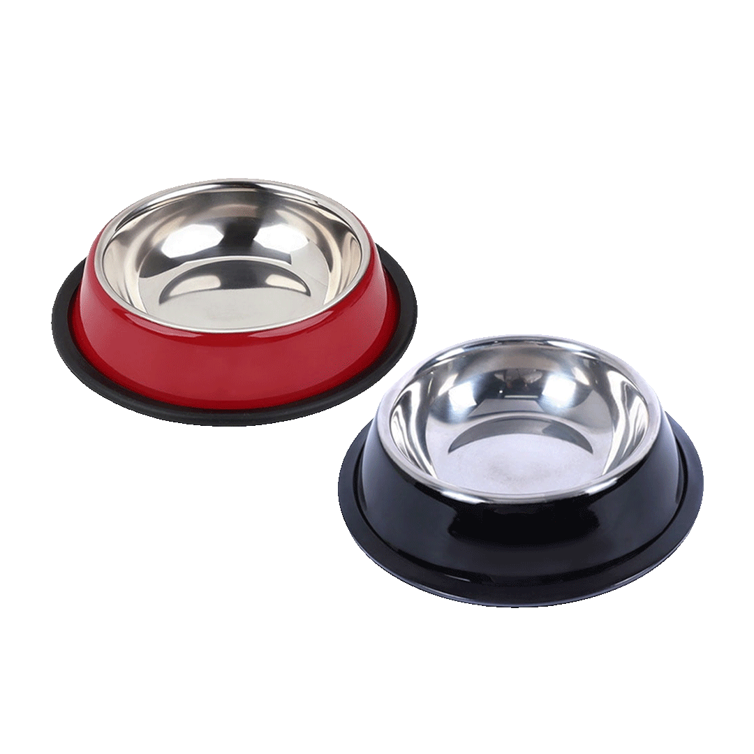 Premium Steel Food Single Bowl for Cats & Dogs
