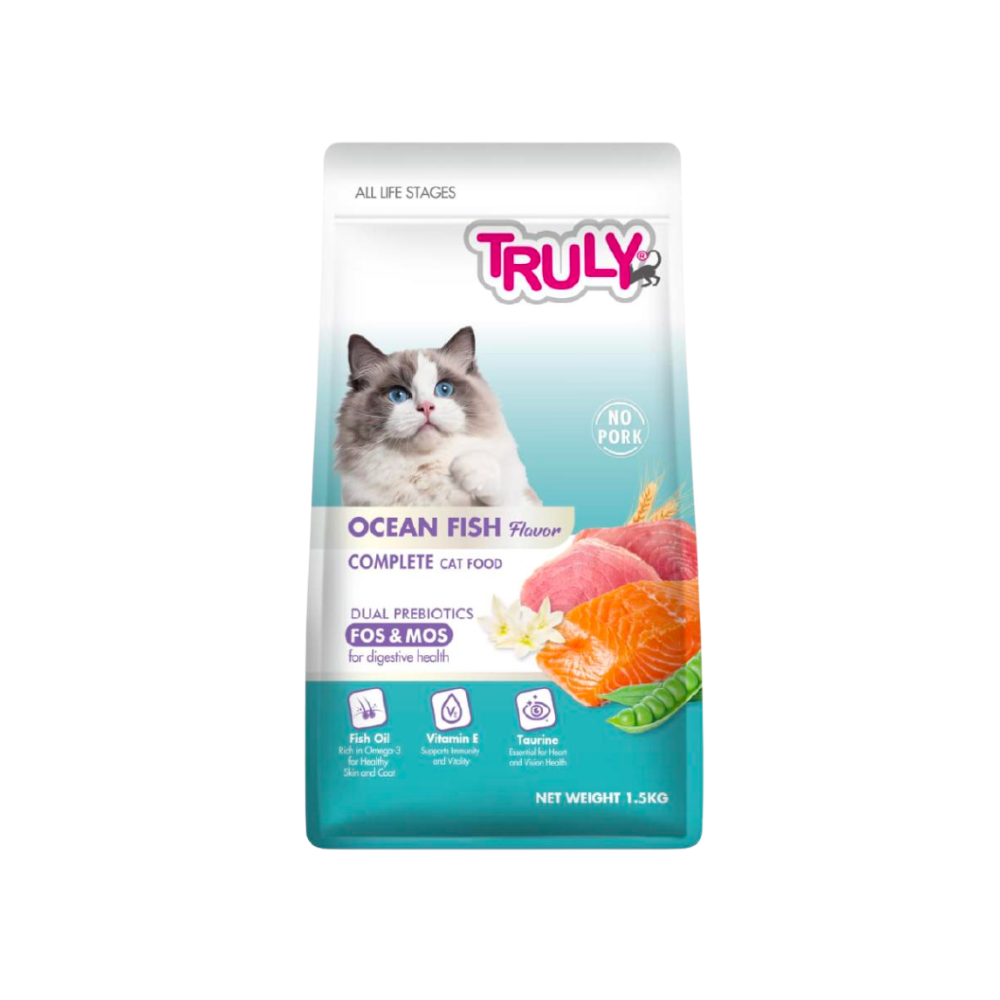Truly All Life Stages Cat Food Ocean Fish 1.5kg