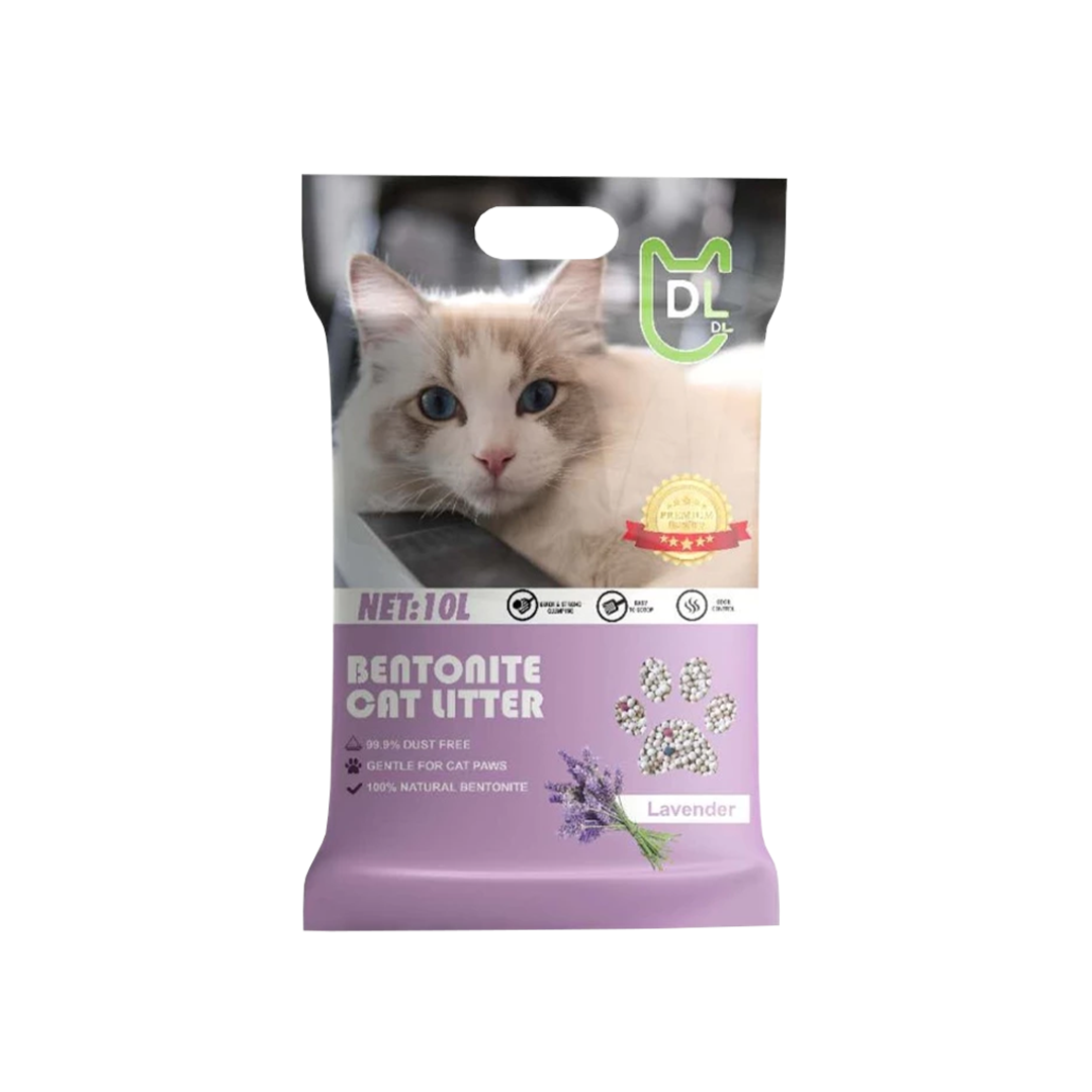 DL Bentonite Cat Litter Lavender 10L