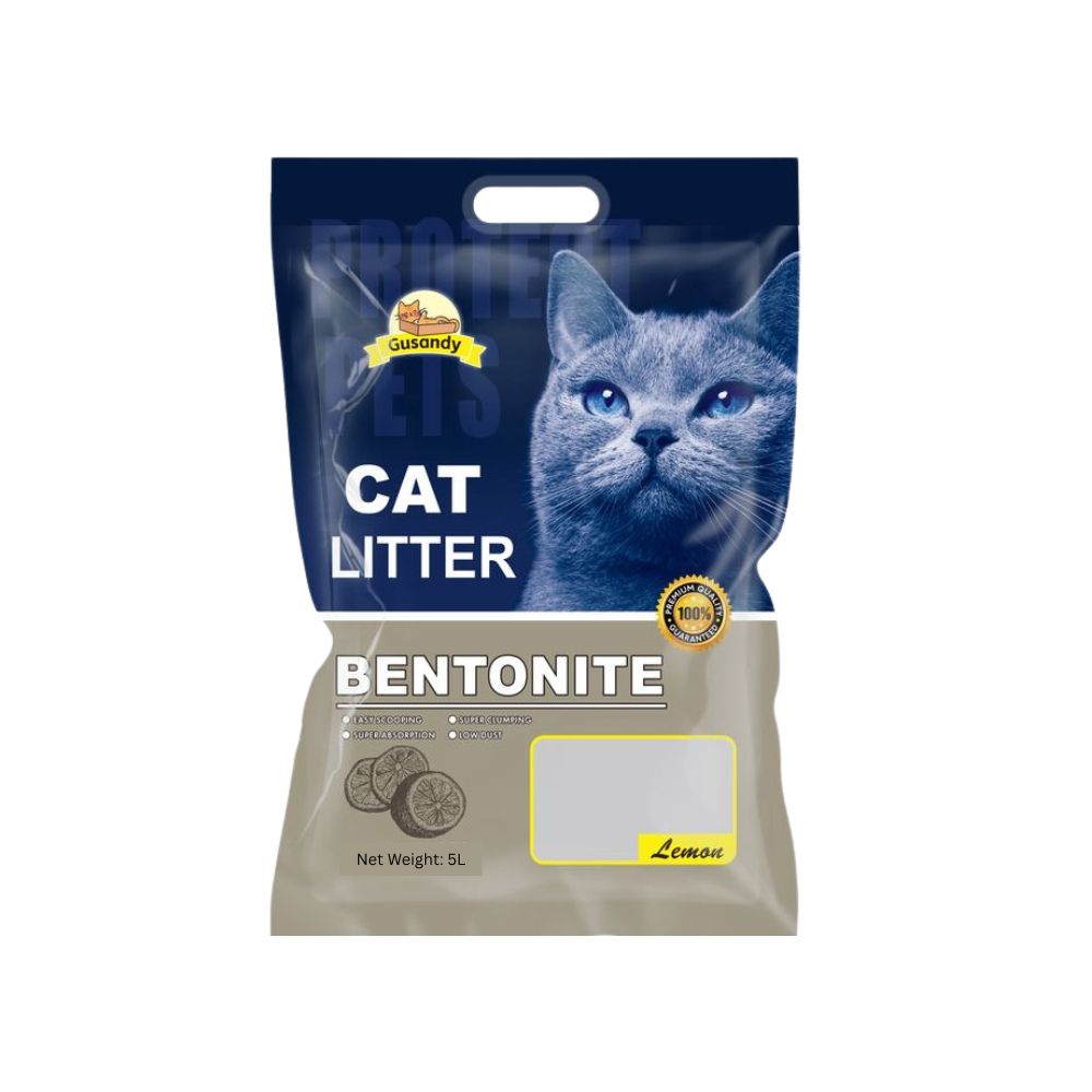 Gusandy Bentonite Cat Litter Lemon 5L