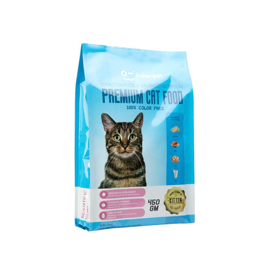 Haisenpet Premium Kitten Food Chicken, Fish, Egg & Milk 450gm