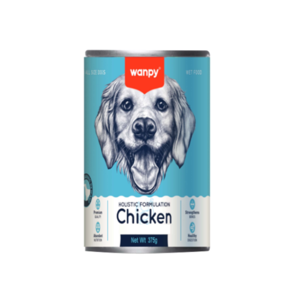 Wanpy Dog Canned Food Chicken 375g