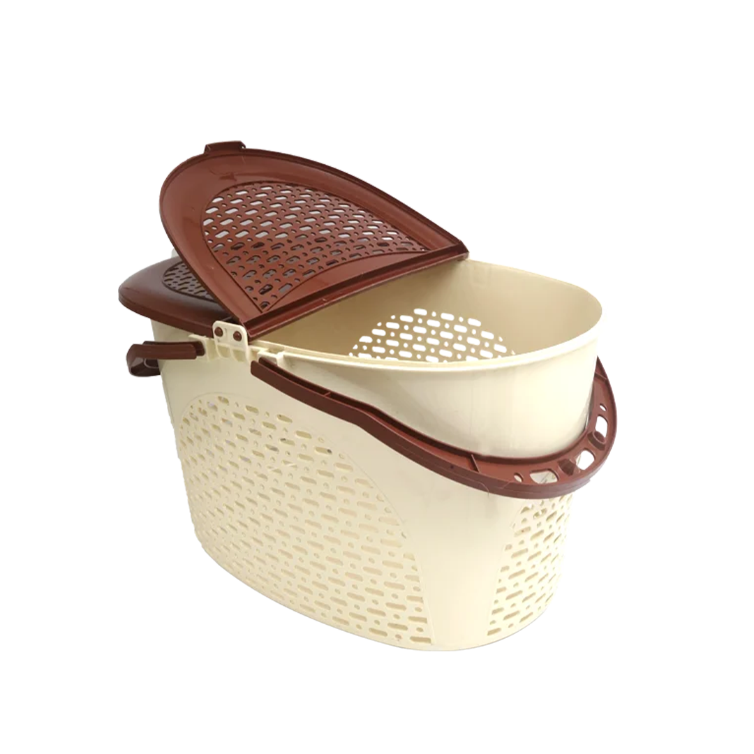 Pet Carrier Cage Basket for Cat, Puppy and Rabbit