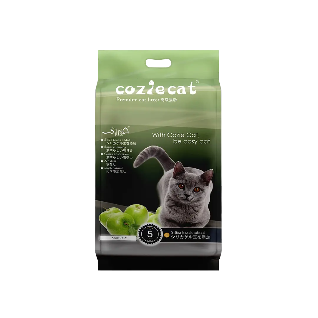Coziecat Premium Clumping Cat Litter Apple 10L