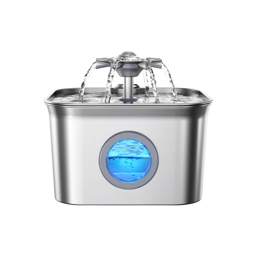 Stainless Steel Water Fountain Automatic Drinker 2.2L