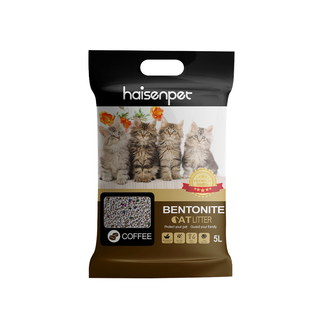 Haisenpet Bentonite Cat Litter Coffee 5L