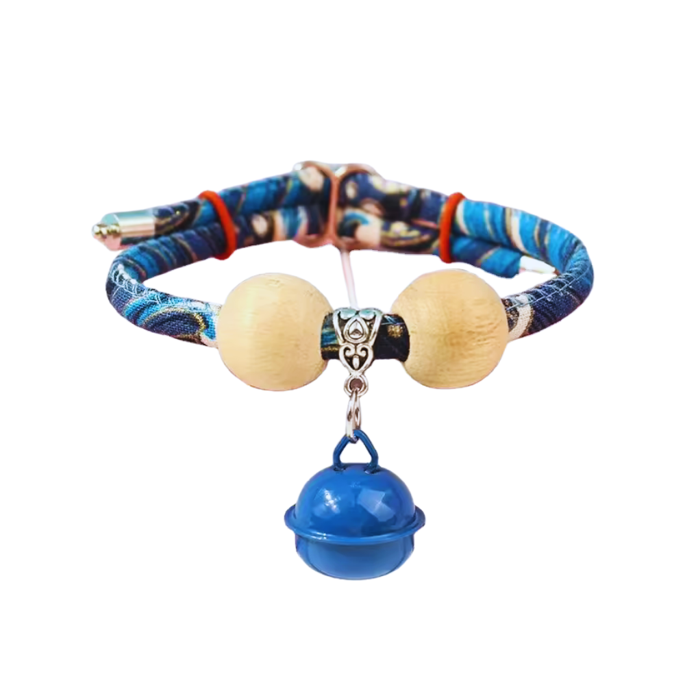 European Style Printed Collar Belt with Bell