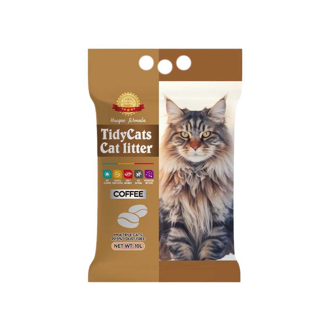 TidyCats Bentonite Cat Litter Coffee 10L