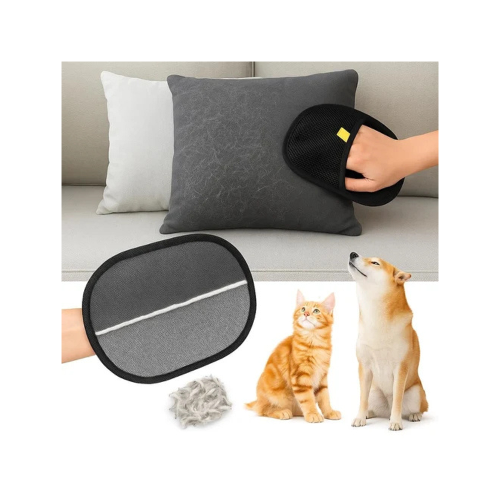 Pet Grooming Glove Pet Hair Removal Gloves Mitt Electrostatic Fur Remover Brush