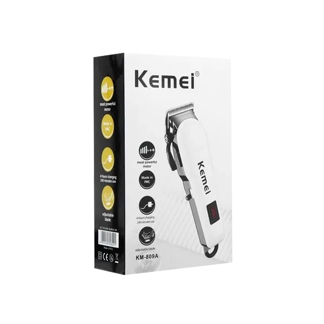 Premium Kemei Rechargeable Electric Pet Cat & Dog Professional Trimmer Grooming Kit