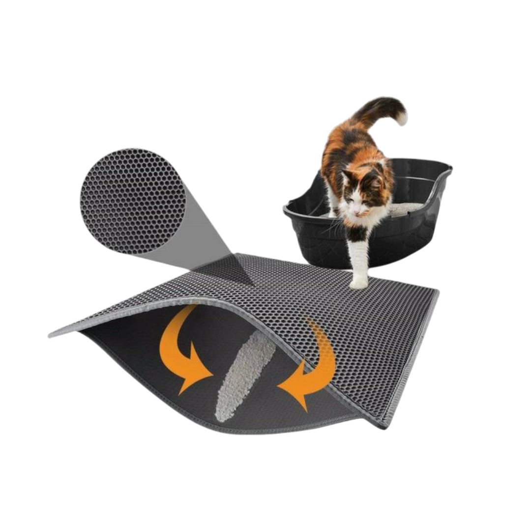 Extra Large Waterproof Premium Nonslip Double Layer Pet Litter Mat Pad