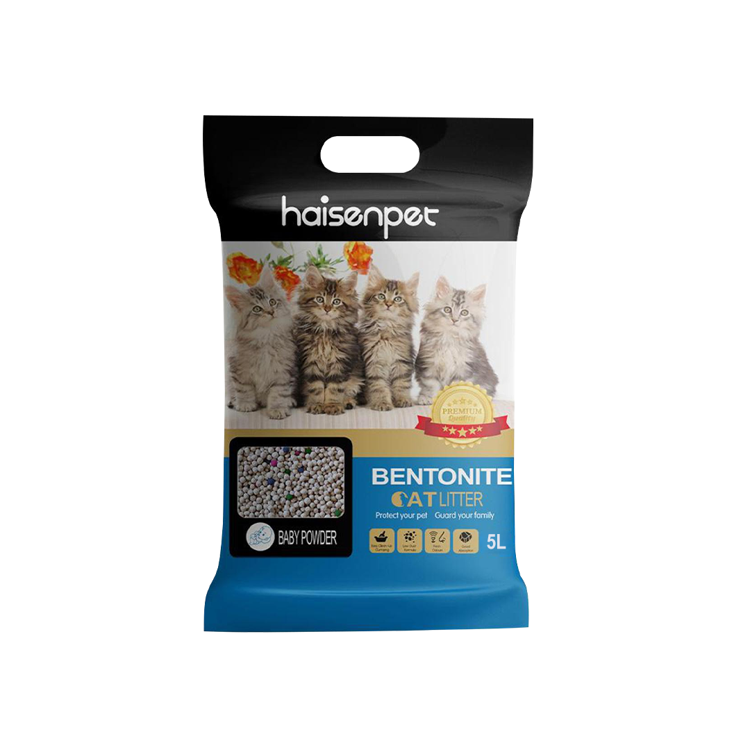 Haisenpet Bentonite Cat Litter Baby Powder 5L