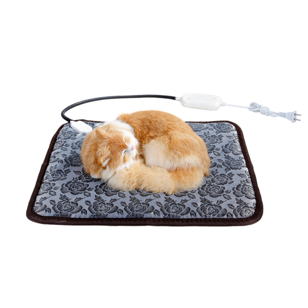 Premium Waterproof Safety Pet Heating Pad Mat Bed for Cats & Dogs with Chew Resistant Cord