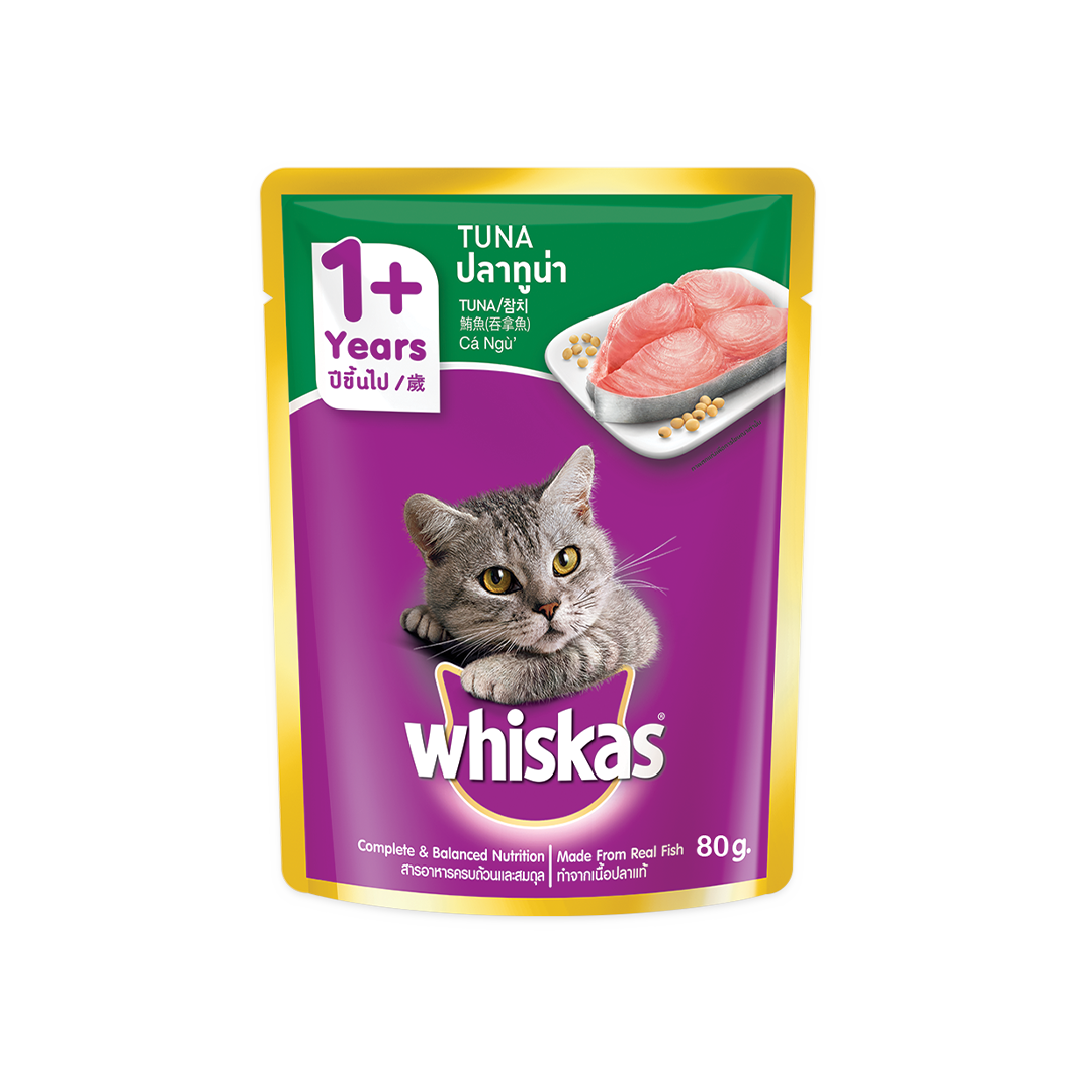 Whiskas Pouch Adult Tuna 80g