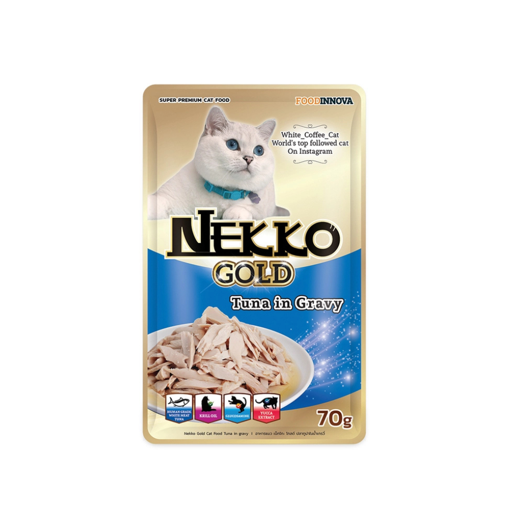 Nekko Gold Pouch Tuna in Gravy 70g